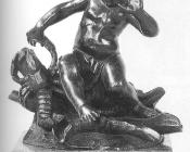 儿童被龙虾夹住 - 兰伯特·亚当